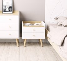 Тумба прикроватная на 2 ящика Art in Head Asgard / Асгард