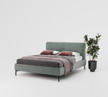 Ліжко м'яке двоспальне Woodsoft Bremen / Бремен