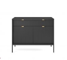 Комод Черный/Черные ножки KSZ104 Nova