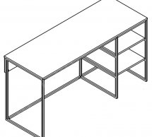 Стіл письмовий BIU/140 Мерс