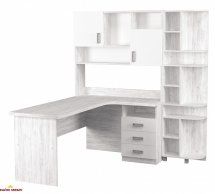 Стол угловой с надстройкой и эркером