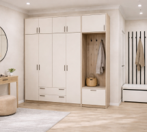 Модульная прихожая Doros Ронди Дуб Артизан / Кашемир