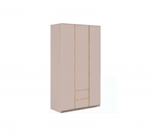 Шкаф Світ меблів 3Д2Ш Фрида 3 дверный Тоффи 120 см