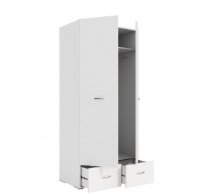 Шафа 2д + 2шх КС Тоскана 2 дверна білий 100 см