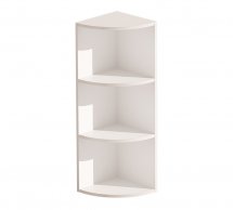 Тумба верхня В30.92 кут. відкрита Gola ручка Фарбований Високий Глянець