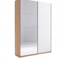 Шкаф-купе з зеркалом Миромарк Асти 2 дверный дуб крафт 150 см