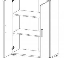 Тумба REG2D/114 Офіс-Лайн