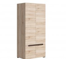 Шкаф SZF4D BRW Poland Elpasso 2 дверный дуб санремо 90 см