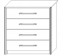 Комод 800 Скарлет