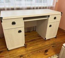 Стіл письмовий Індіана JBIU 2D2S/140 сосна арізонська АКЦІЯ