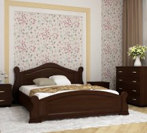 Ліжко двоспальне дерев'яне Явіто Венеція Масив Вільха / Ясен / Дуб 