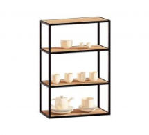 Тумба верхняя В60.92 металл.открытая Тренд глянец