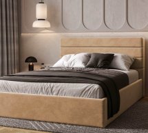 Кровать мягкая Виорина деко Street / Стрит с подъемным механизмом и нишей для белья