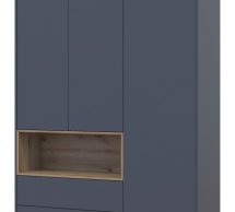 Шафа для одягу з нішею Дорос Дейл 3-х дверна з 2-ма шухлядами 150 см 