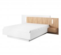 Кровать 160 с тумбами прикроватными и LED 3D