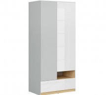 Шафа SZF2D1S BRW Poland Nandu 2 дверна світло сірий дуб 90 см