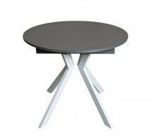Стіл круглий розкладний MebliRoMax Parker slide / Паркер Слайд D900