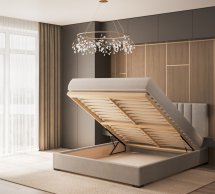 Ліжко м'яке двоспальне Шик Галичина Крістіан