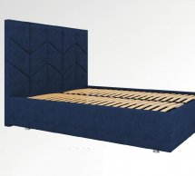 Ліжко м'яке Za House Furniture Афіна без підйомного механізму