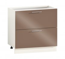 Тумба нижняя Н80.82.2Я Крашеный высокий глянец