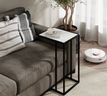 Придиванный стол-трансформер Fiji Double Белый/Черный