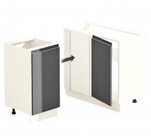 Тумба нижняя Н90х60.82.1Д. угол. Мойка Альфа ручка