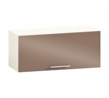 Антресоль А80.36.1Д Бар неглубокая Крашеный высокий глянец с печатью