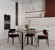 Стол-трансформер Voody Дуб винтаж оксид/Чёрные ноги