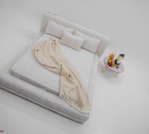 Ліжко м'яке двоспальне Шик Галичина Перл з підйомним механізмом та нішею для білизни