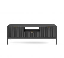 Тумба під телевізор Чорні/Чорні ніжки RTV154 Nova