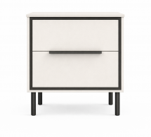 Тумба приліжкова KOM2S Хілс/Heels Кашемір/Чорний Гербор