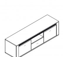 Тумба под телевизор RTV155 Селена