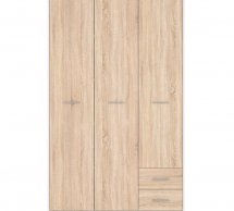 Шафа SZF3D2S BRW Poland Nepo Plus 3 дверна дуб сонома 119 см