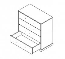 Комод KOM4S Стемма