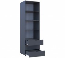 Пенал для одежды Дорос Геллар графит 3Ш 60 см