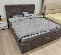 Ліжко м'яке Городок меблі Дебора з підйомним механізмом та нішею для білизни