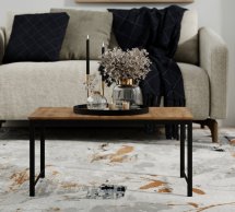 Стол-трасформер Just Fiji Дуб крафт золотой/Чёрный