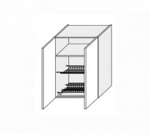 Секція верхня сушка 80ВС/900 2дв Міленіум