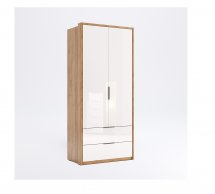 Шафа Міромарк 2дв 2шх без дзеркал Асті 2 дверна дуб 95 см