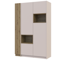 Шкаф для одежды с нишей и пеналом Дорос Дейл кашемир (инверсия) 2 дверный 143,2 см