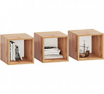 Полка Квадро 370х370 3 шт. Оксфорд