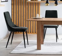 Стілець Piano B Matt Velvet чорний