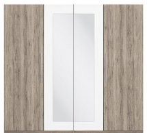 Шкаф SZF4D BRW Poland Martina 4 дверный дуб санремо 228 см