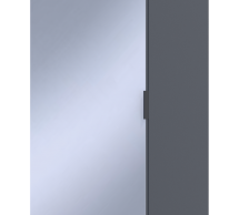 Шкаф для одежды Дорос Геллар графит Зеркало 39 см