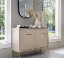 Комод Моно / Mono MKSZ104 Бежевый/золотые ножки