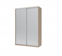 Шкаф-купе с зеркалами Дорос Сити Лайт дуб сонома 2 дверный 120 см 