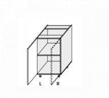 Секция нижняя правая 40Н/820 1дв Миллениум WG