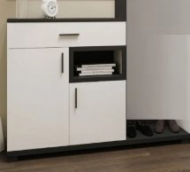 Комод 2дв 1шх Монте антрацит