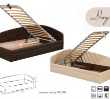 Кровать мягкая Городок Джуниор с подьемным механизмом