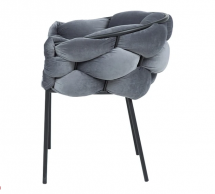 Стул Norte Velvet серый